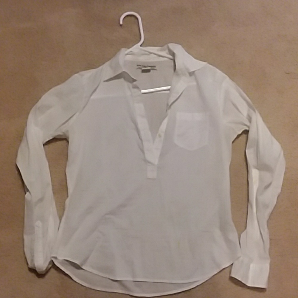 White button down Polo Shirt